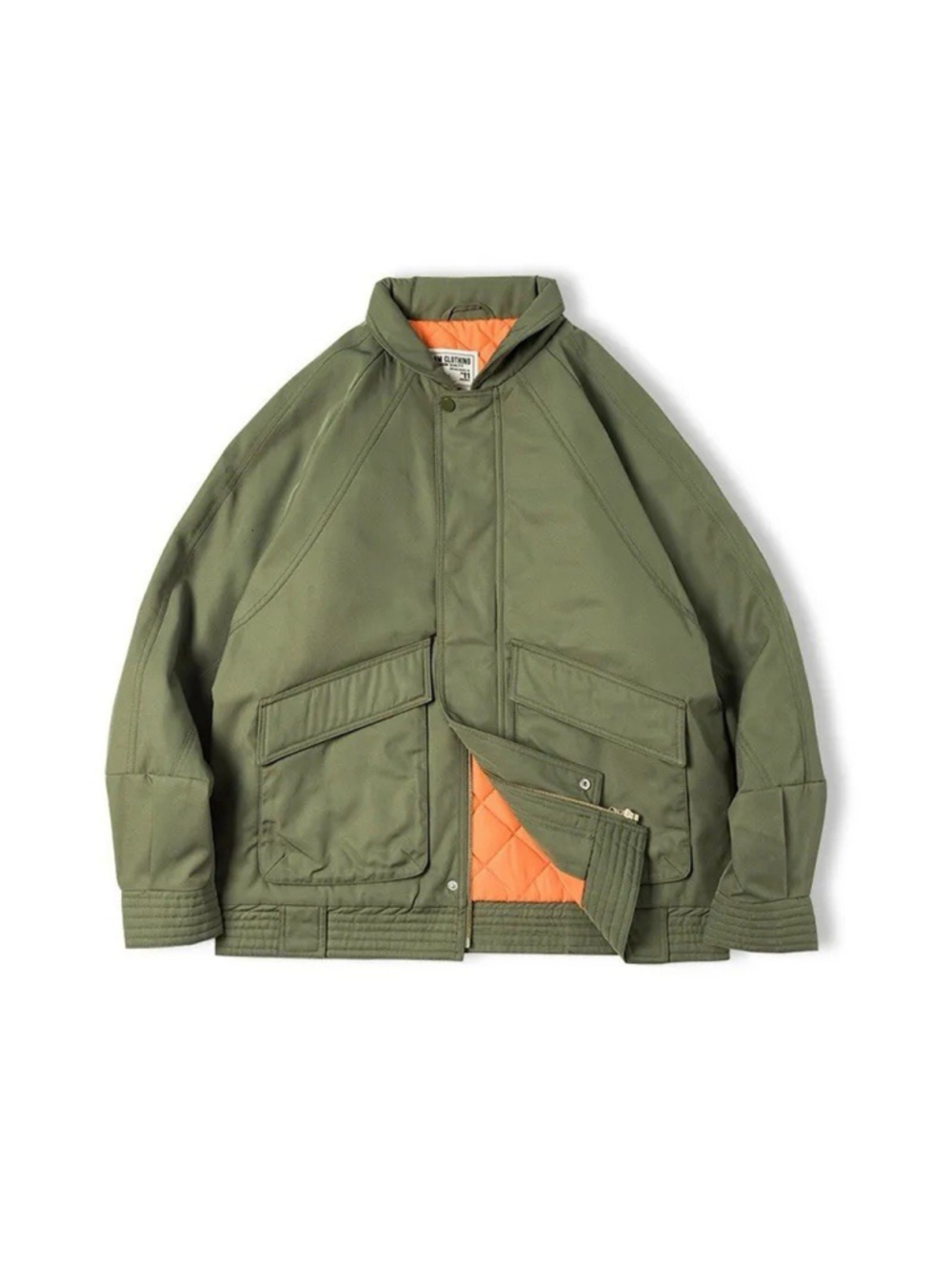 Japanese Vintage Pilot Cotton Bomber Jacket Thickened Warm Autumn Winter Coat2XL